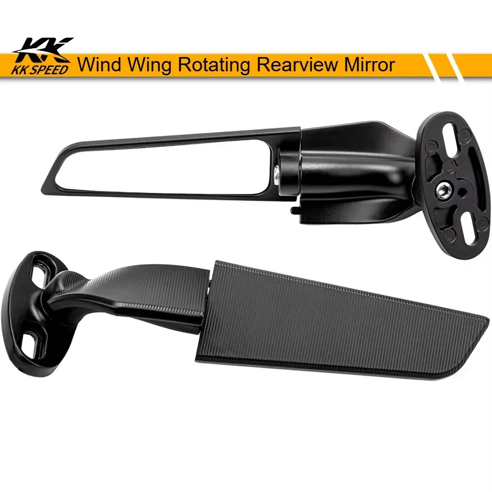 دراجة نارية مرآة الرؤية الخلفية قابل للتعديل الدورية الرياح الجناح مرآة استبدال لياماها R1S R6S V2 V3 YZF R6 R1 R25 R3 R125 R15