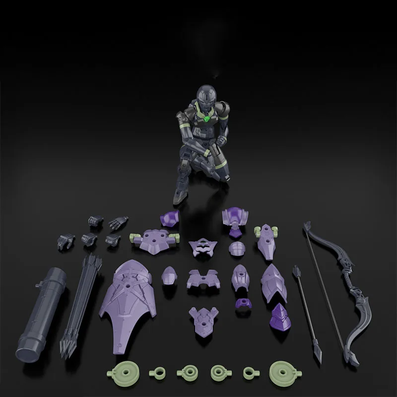 Bandai 30 Minute Fantasy – Liber Archer #07 – Maquette à Assembler Sans Colle, Avec Armures Et Armes