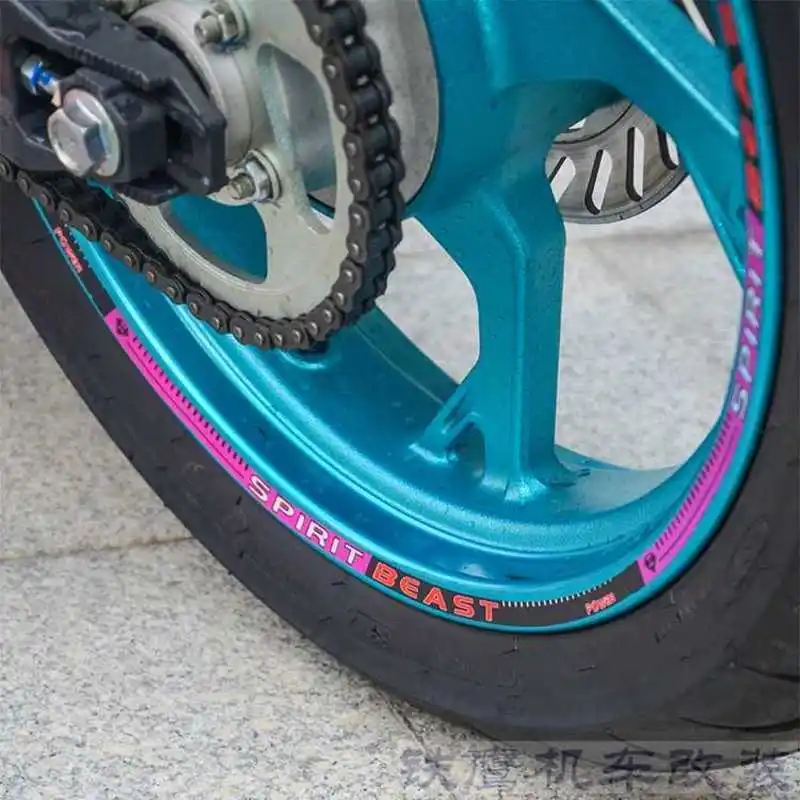 

Для Cfmoto 250sr модифицированная наклейка на ступицу колеса, аксессуары для мотоциклов, украшение для шин, рама колеса, паста, водостойкий солнцезащитный крем