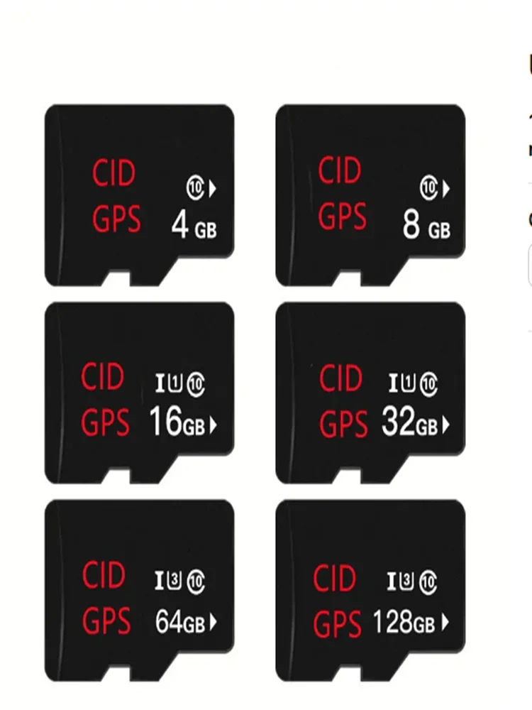 Imagem -05 - Mini Cartão tf com Mudança Gps 8gb 16gb 32gb Alta Velocidade Personalizado para Carro 10 Pcs