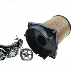 Motorcycle Air Filter For SUZUKI Haojue HJ125-8V/8R/8H/8S/8Y/8Q/8W GN125-3 GN125-3F GN125-5 GN125-5F Engine Intake Cleaner Parts