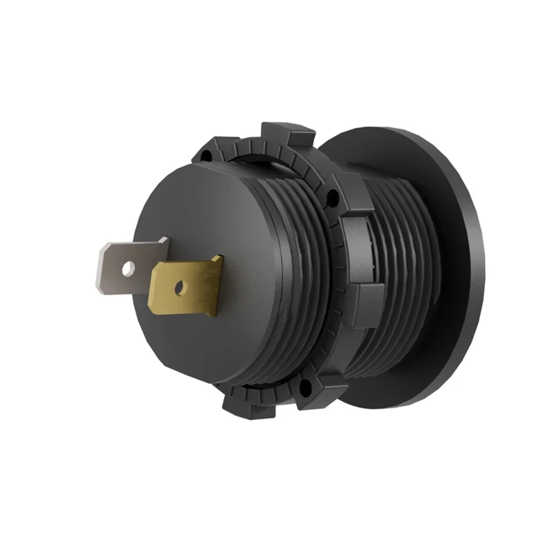 P-Premium-USB-A Tipo-C QC3.0 Presa di ricarica rapida Alimentatore per auto Adattatore di ricarica impermeabile per moto da nave