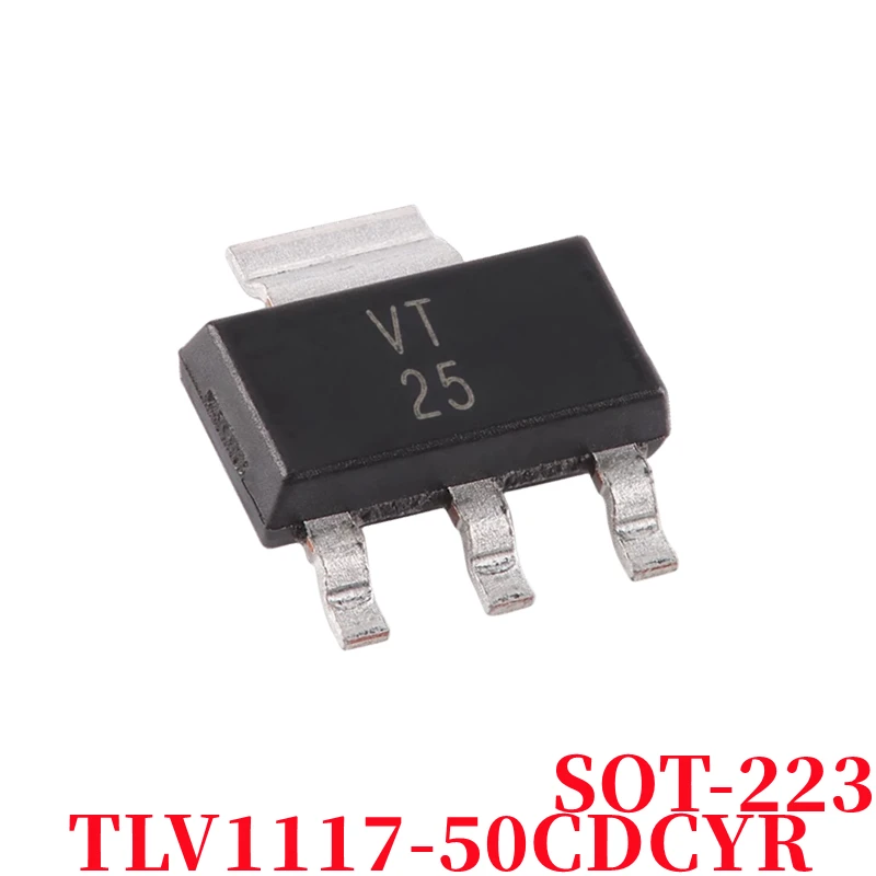 【5pcs】100% New TLV1117-50CDCYR SOT-223 Chip