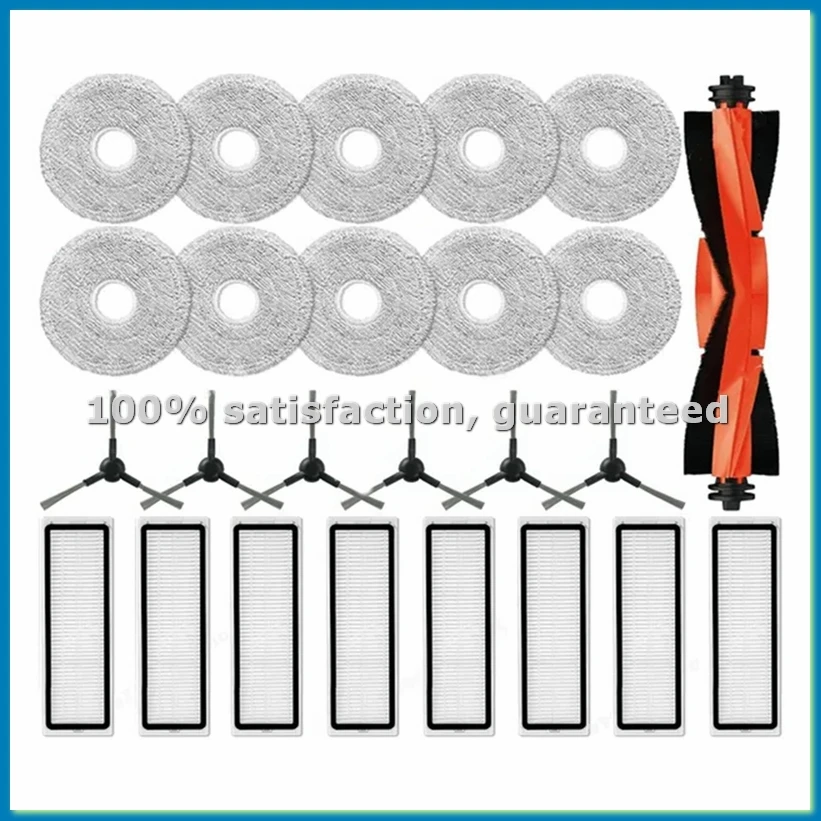 

Для робота-пылесоса S20+ / S10 Plus / B108GL / B105 / B108CN B113CN: основная и боковые щетки, салфетки для влажной уборки, HEPA-фильтры — запчасти ABRM