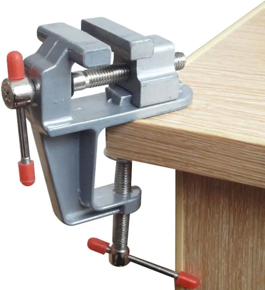 Imagem -06 - Mini Liga de Alumínio Vise Durável Multifuncional Pequena Tabela Clipe Bench Vise Artesanato Faça Você Mesmo Escultura Ferramenta de Escultura 30 mm