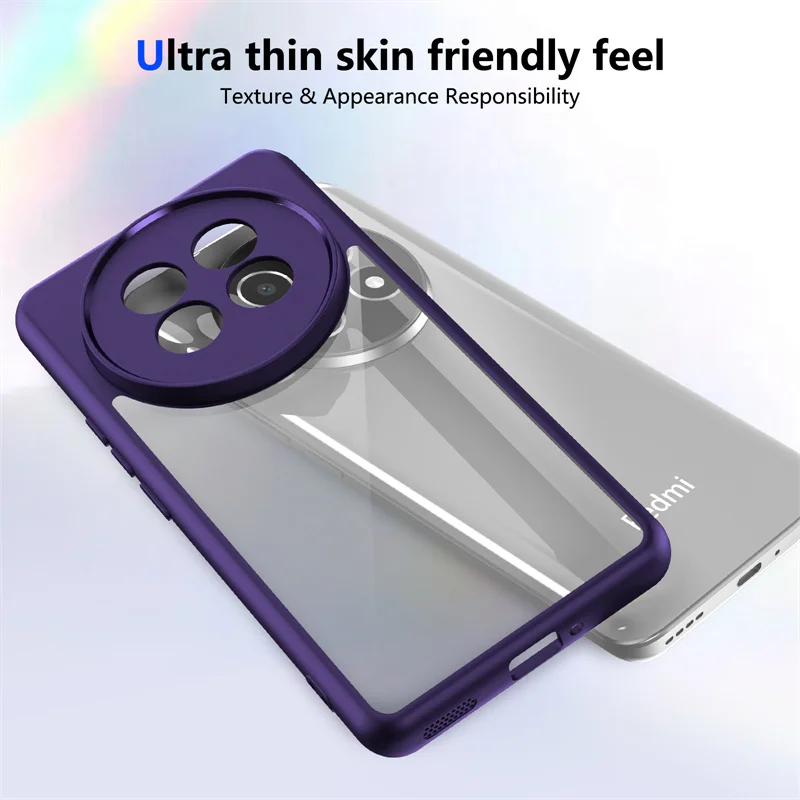 Чехол Realme 13 Pro RMX 3990 RMX 3988, гибридный прочный жесткий защитный бампер из ТПУ, кристально чистый бронированный чехол для Realme 13 Pro