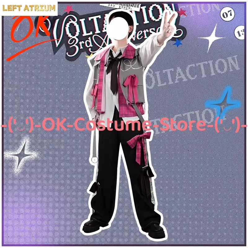 

[Customized Size] NIJISANJI VTuber Watarai Hibari Cosplay Costume VOLTACTION 3rd Anniversary Outfit Halloween Party Uniform Suit