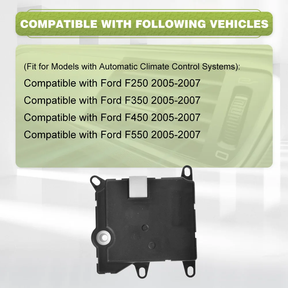 

Для Ford F250 F350 F450 F550 2005 2006 2007 8-контактный привод двери смеси обогревателя HVAC 3C7Z19E616AA, XC3Z19E616BA, 604272 , J04047,