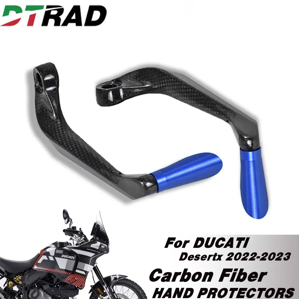 Motorcycle Handlebar Brake Clutch Lever Protective Universal ALL For Ducati DesertX 2022 2023 Carbon Fiber Accessories 3 Colors