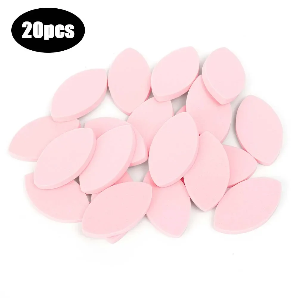 20PCS Soft Sponge False Eyelash Pads Beginner Lash Map Chart Wispy Lashes Reusable Makeup Puffs Training Eyelash Extensions Tool