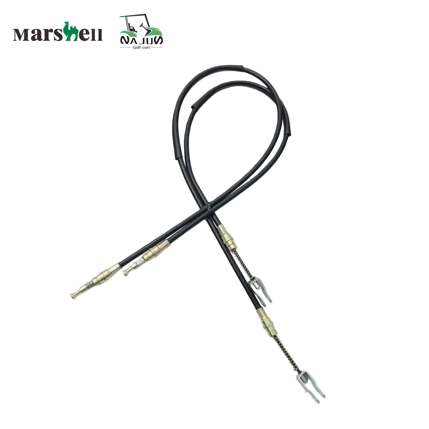 Golf Cart Accessories Brake Cable Set for 2/4/6-Seater Marshell Shuttle Car Buggy Car OEM 2206900016000 2206900015000