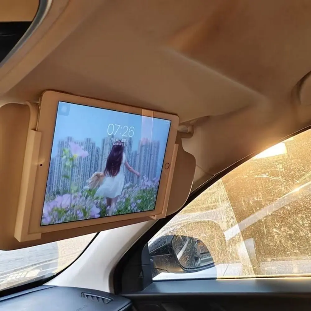 Hanging Type Car Sun Visor Tablet Holder Adjustable Non Slip Universal Phone Mount Small and Portable Anti-sway