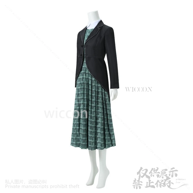 Conjunto de vestido y abrigo de Cosplay para mujer, traje de Cosplay de Anime, película de terror, Beetl 2, Lydia, uniforme, juego de rol para fiesta de Halloween, Lolita