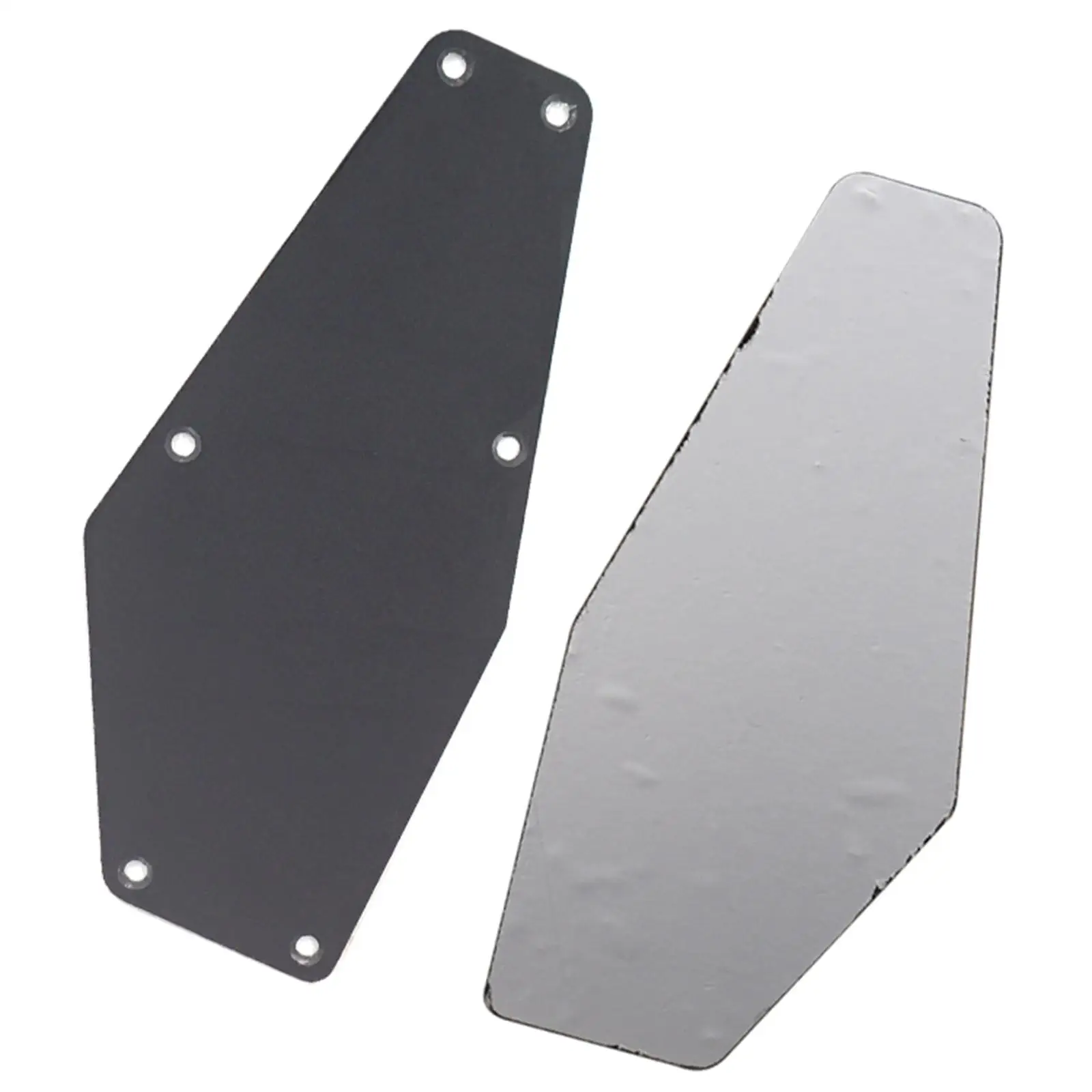 Universal 3 Ply 6 Hole Guitar Cavity Back Plate Pickguard Plastic Rear Protector for Electric Bass Guitar