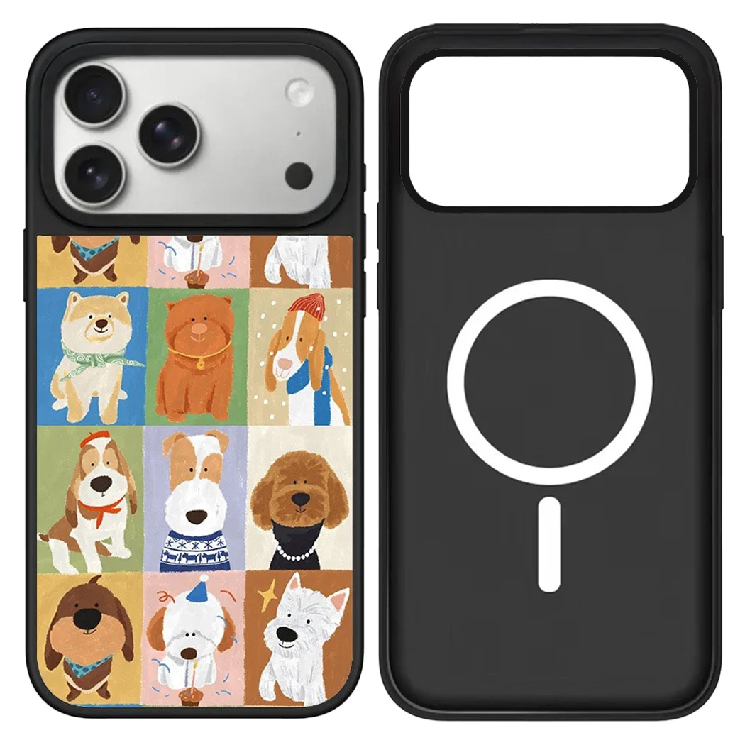 حافظة مغناطيسية للكلاب أكريليك / مرآة: متوافقة مع آيفون 17 16 15 14 13 12 Pro Max 17 Air #2