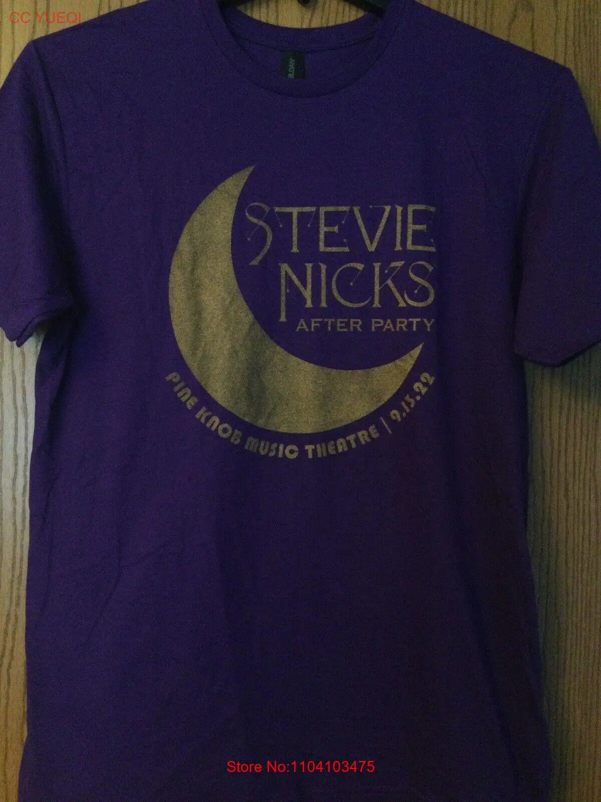 Stevie Nicks - After Party - Pine Knob Music Theatre -9/13/22 - Purple Shirt - M