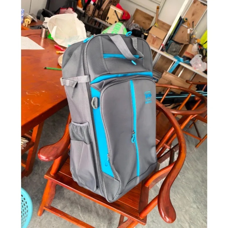 Fishing Chair Backpack Multifunctional European Style Angler Bag Rod Holder Outdoor Tackle Storage Case