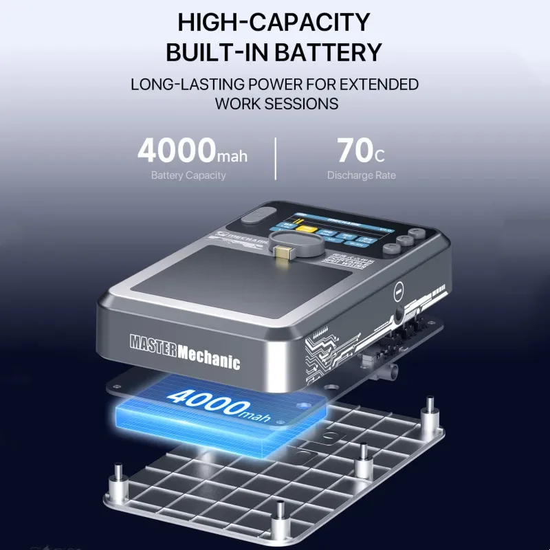 

MECHANIC PN360 Portable Spot Welding Machine For Mobile Phone Repair Double Pulse Adjust Battery Flex Soldering Repair Tool