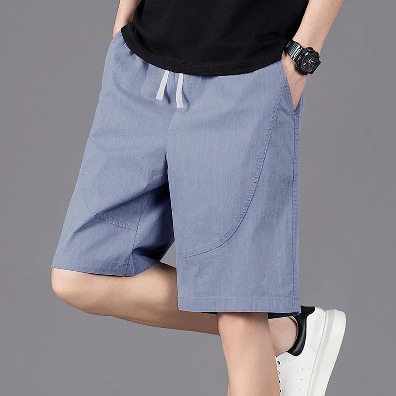 

Men's Cross Border Hot Cargo Shorts Summer Plus Size Washed Trendy 5 Inch Sports Casual Shorts