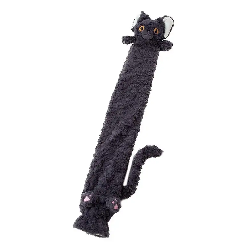 Hot Water Bag Long Cat Water Bag Pouch Cute Cartoon Water Bag Pouch Leak-Proof Warm Water Bottle 2L For Cold Weather