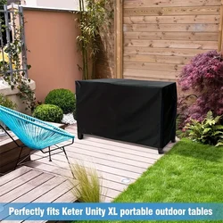 1pc The 54-inch outdoor preparation case is available in Keter Unity XL portable cabinet, Waterproof 420D heavy duty barbecue co