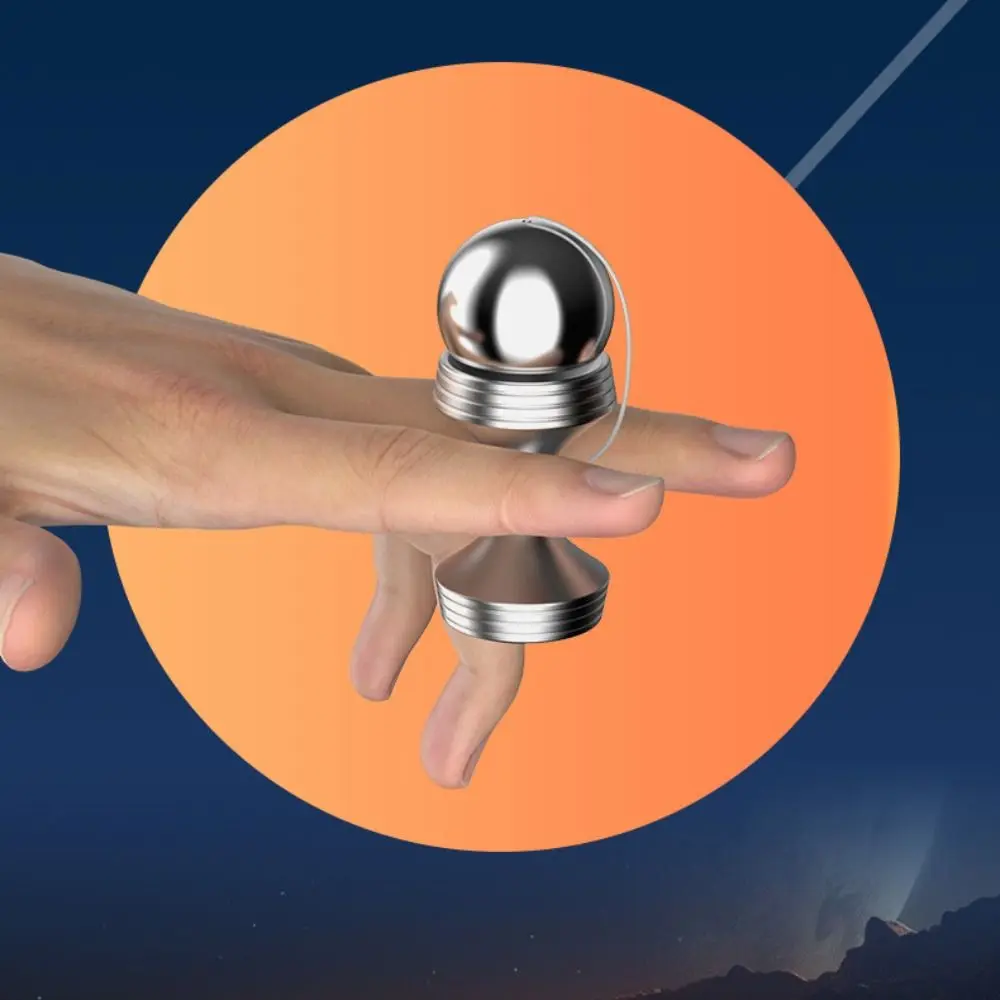 Aluminium Alloy Heavy Fidget Ball Cool Gadgets Sensory Metal Fingertip Ball Manual Skill Spinner Fingertip Adults Children