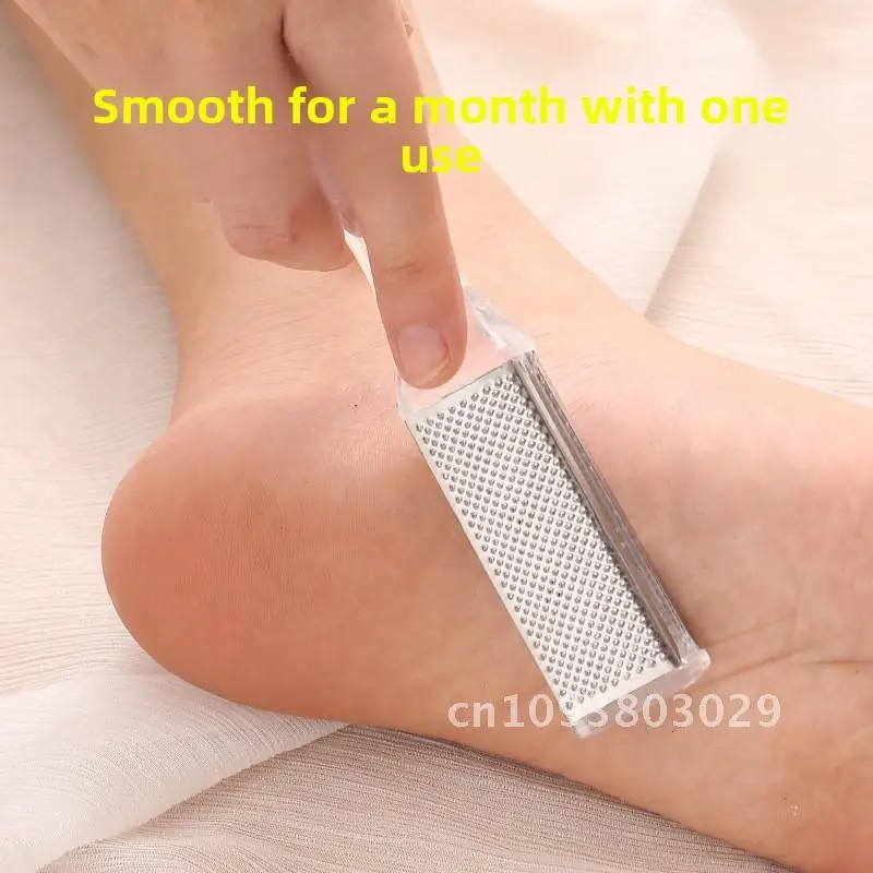 Ferramenta de pedicure doméstica para remoção de pele morta e calos, aço inoxidável, raspagem de calcanhar, sola de pé, faca de pedra, placa de fricção de pés