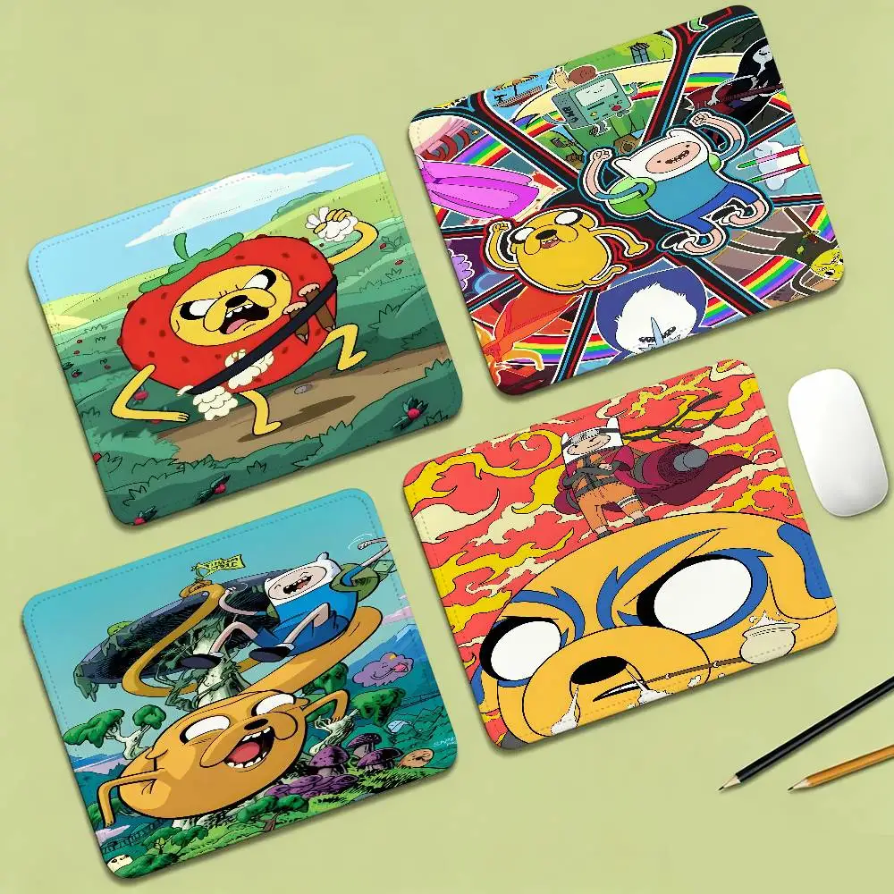 Anime Cartoon A-AdventureS Time Rubber Thickened Mouse Pad Gaming Keyboard Table Mat Office Supplies Room Decor for Mouse Carpet