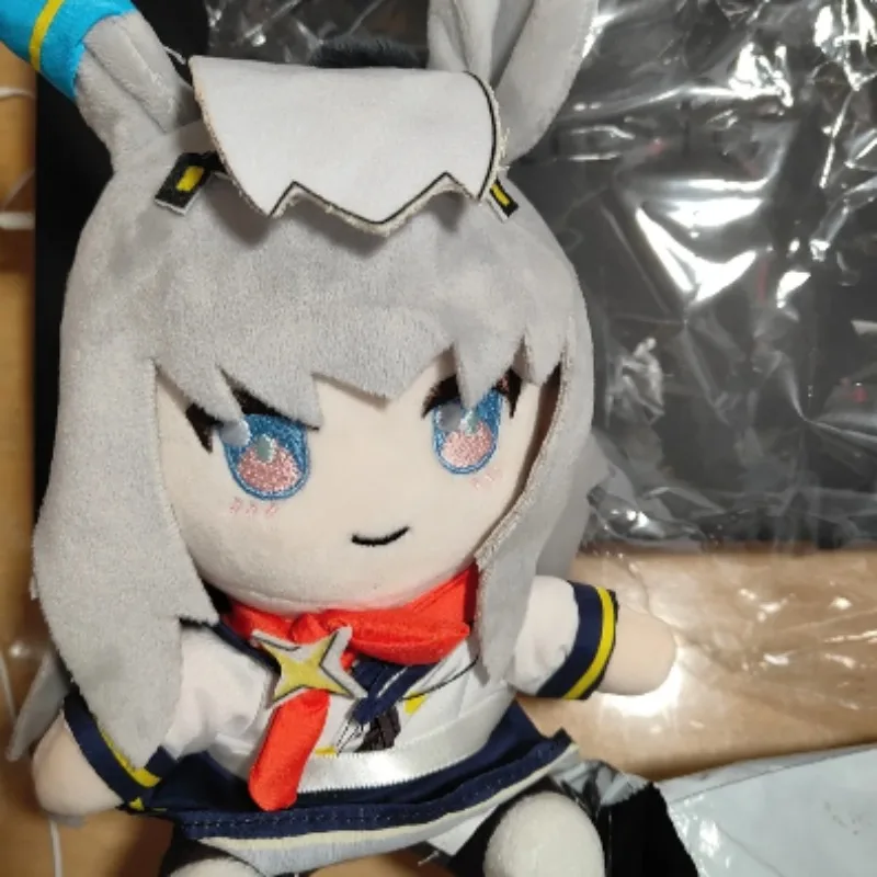 

Плюшевая подушка-фигурка Oguri Cap Umamusume: Pretty Derby, 27 см, в сидячей позе, для фанатов мультфильмов, подарок