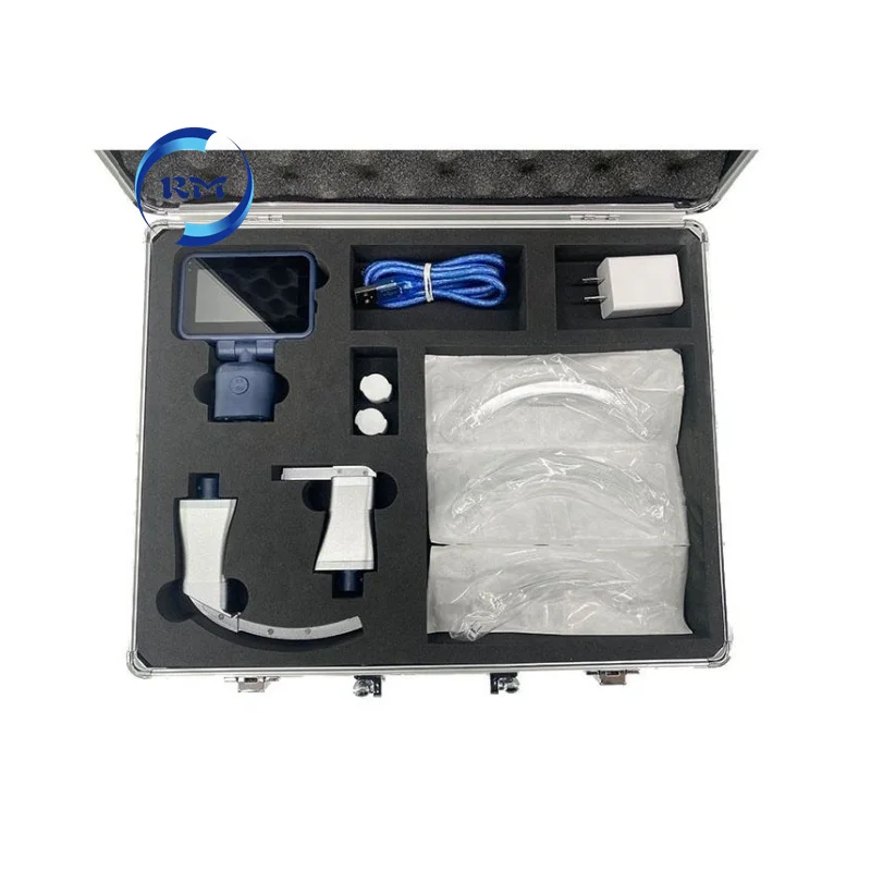 

video laryngoscopeL Medical Portable Laryngoscopy Lighted Intubation Stylet Visualization Rigid Video Laryngoscope