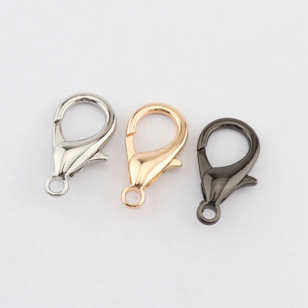 5/10/20PCS Gold Silver Lobster Clasp Open Jump Rings For Jewelry Making Bracelets Necklaces Hooks Chain Closure DIY Accessories