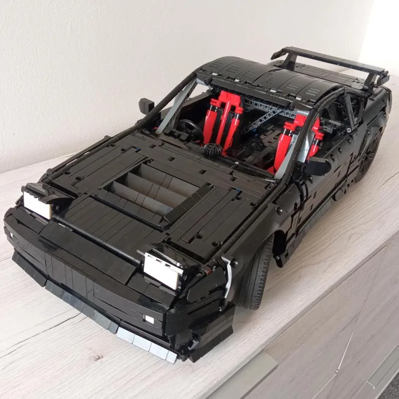 New Moc 1:8 Scale 180SX / 240SX Type X Supercar Racing Car Vehicle Sport Model Buiding Block Bricks Toys Kids Birthday Gifts Boy