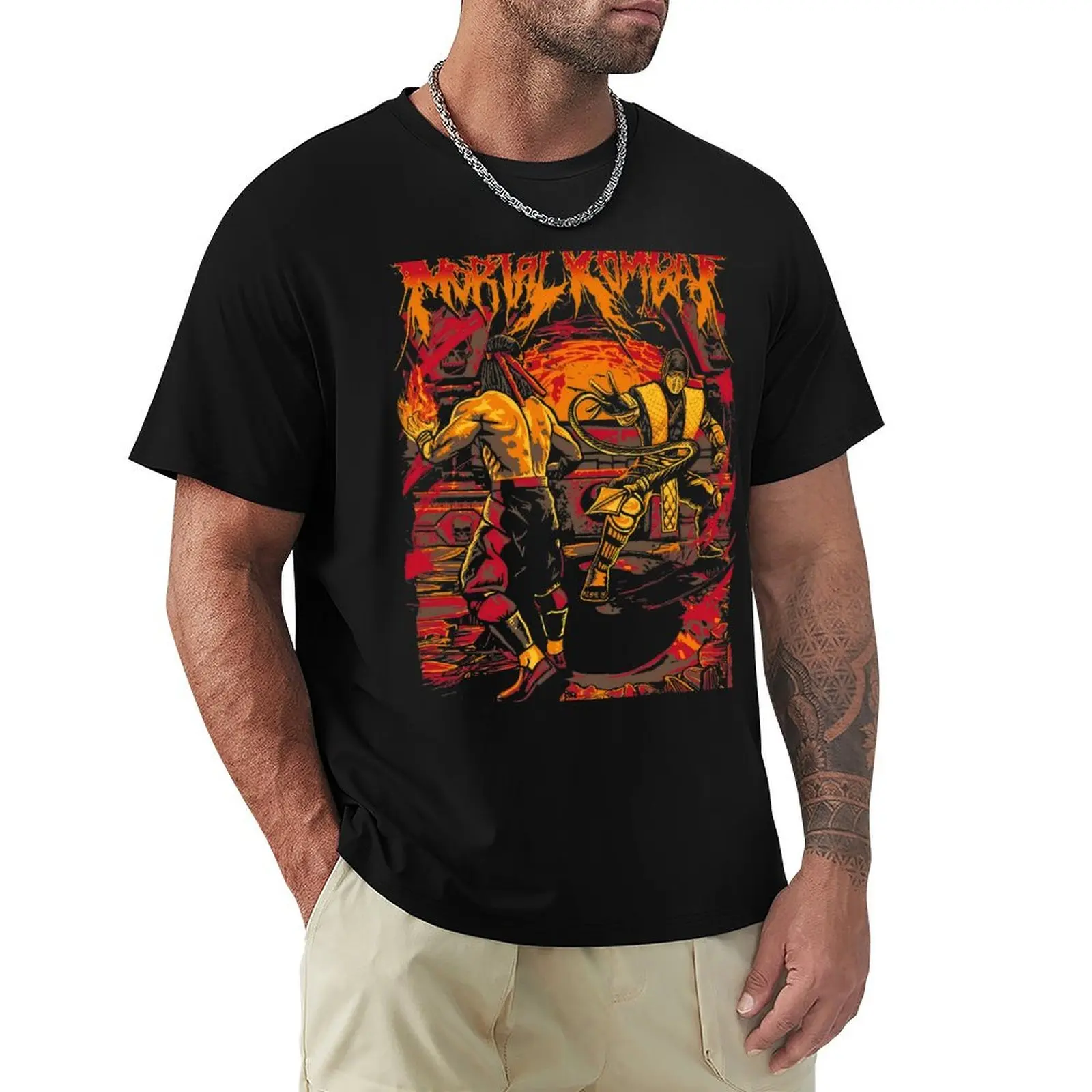 

Vintage Mortal Kombat 1992 T-Shirt designer shirts plus sizes mens t shirt