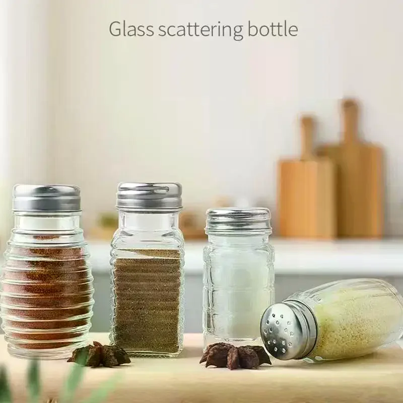 2Pcs Kitchen Glass Spice Bottl - Glass Container Set review and price