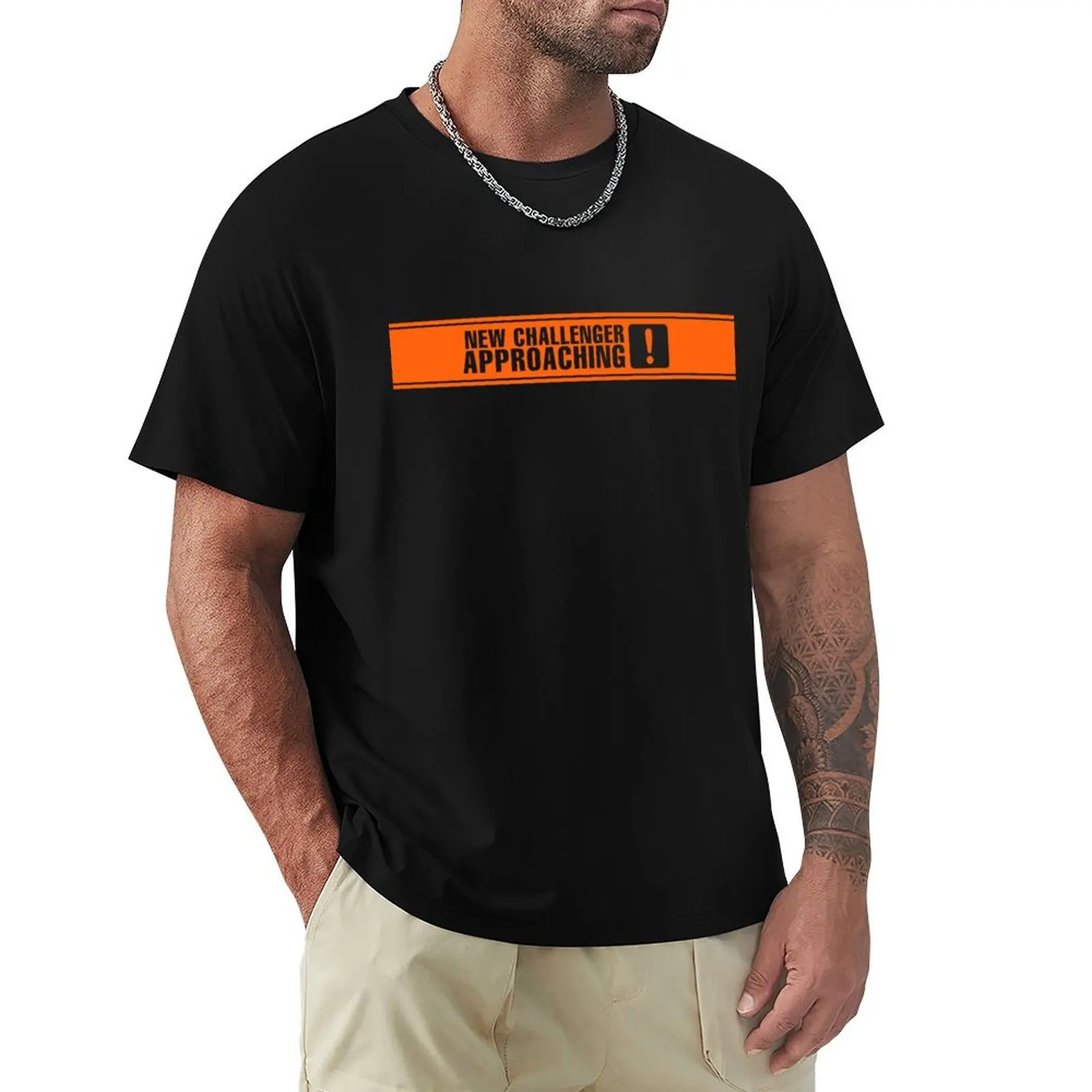 

New Challenger Approaching [!] T-Shirt man t shirt basketball graphic tees mens cotton t shirts