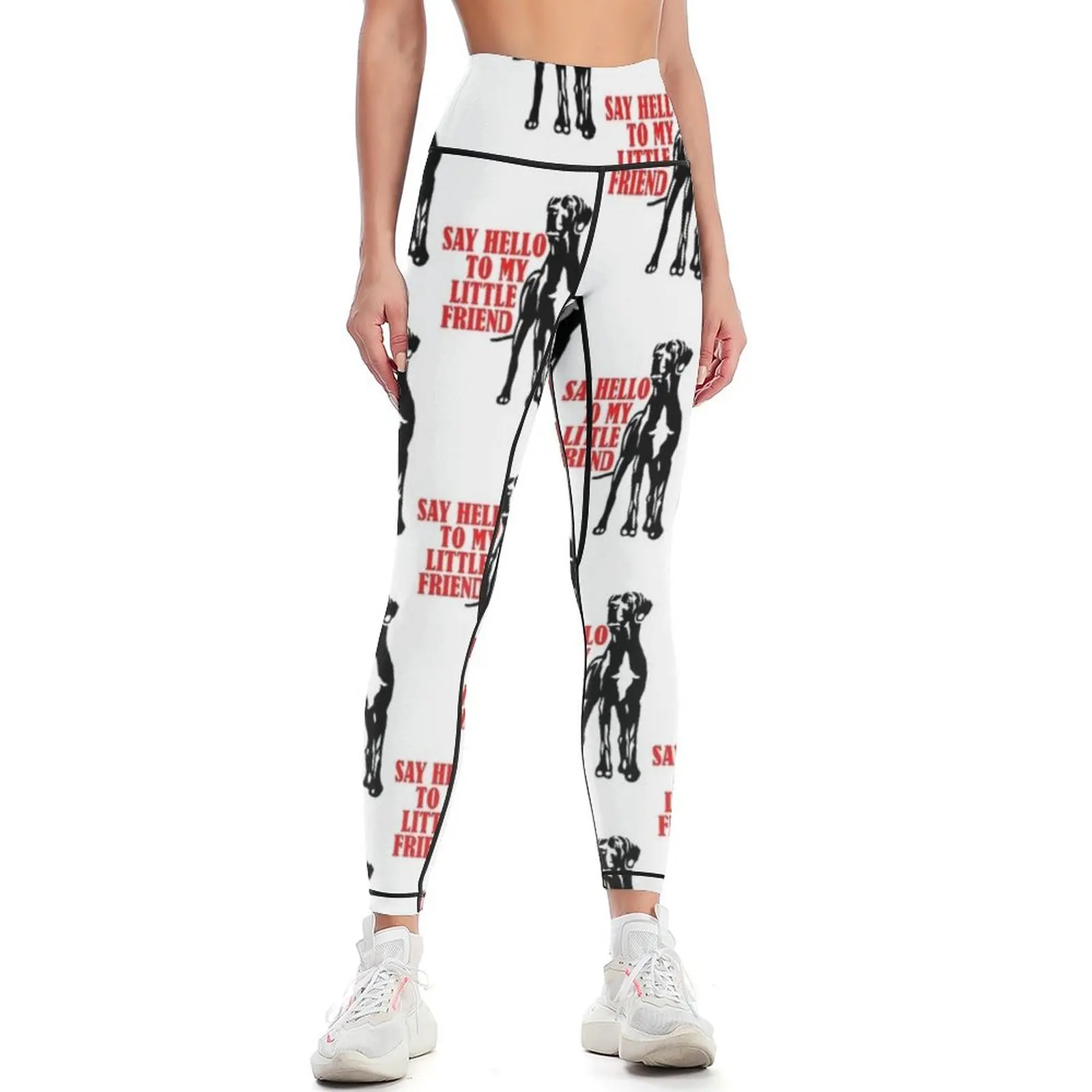 

My Friend the Great Dane Leggings Pants sport gym clothing Womens Leggings