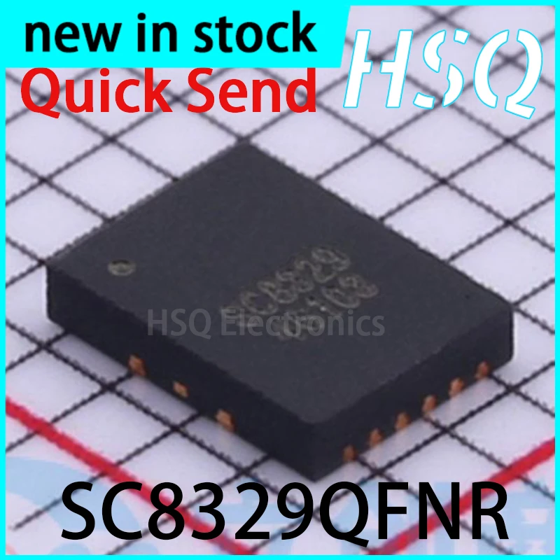 2PCS Brand New SC8329QFNR SC8329 DC-DC Power Chip Package QFN-15 in Stock
