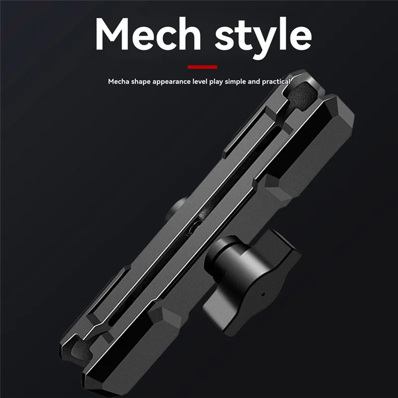 AC57-Aluminum Alloy 15Cm RAM Mount Double Socket Arm For 1-Inch Ball Mount Base Lightweight & Durable Motorcycle Phone Mount