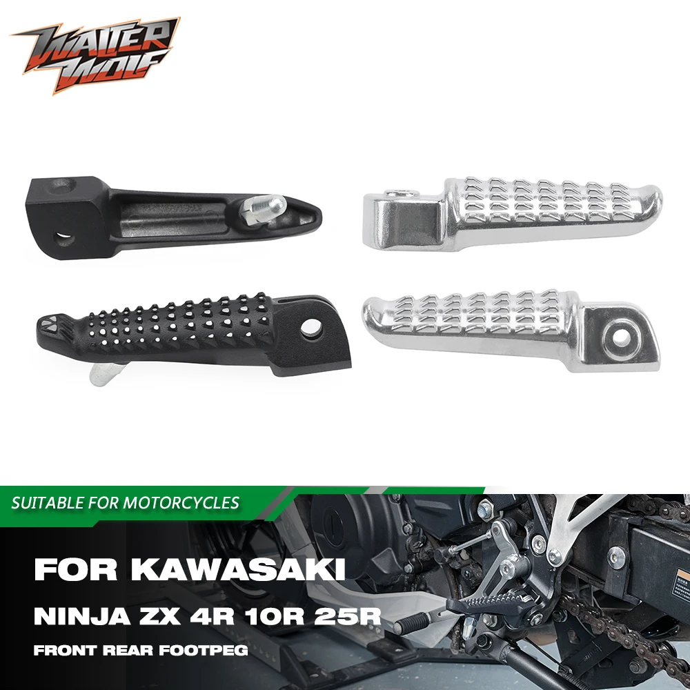 

Motorcycle Front Rear Footrest Rider Foot Peg Pedal For Kawasaki Ninja250 Ninja400 Ninja ZX-4R ZX-4RR ZX-10R ZX-25R ZX1000 EX250