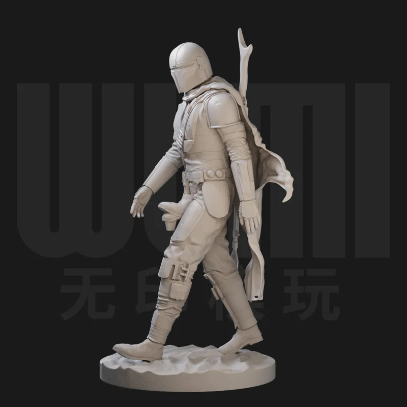 1/24 Mandalorian Wars 1/18 Scale Gk White Model Handmade 3d Printed Soldier Model Unsessed And Uncolored Kit