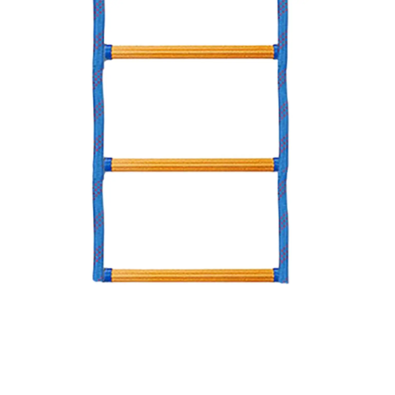 Portable Marine Rope Ladder Five Steps Heavy Duty Nylon Climbing Ladder for Pontoon Boat Fishing Kayak Dinghy