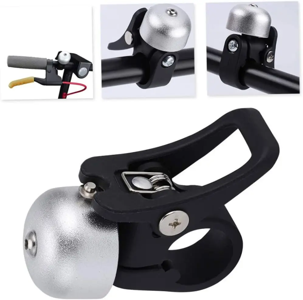 

Aluminum alloy scooter bell horn bell universal suitable for Xiaomi Mijia M365 pro electric scooter accessories silver bell