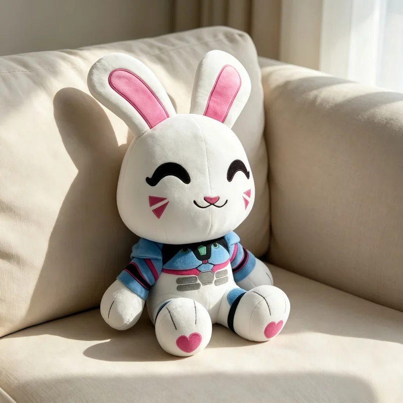 Blizzard Youtooz Joint Name Overwatch D Va Pink Rabbit Plush Doll Exquisite Design Charm Collectible Gift Series Ornaments