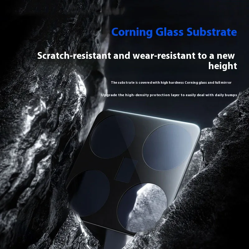 3D Camera Lens Tempered Glass For Xiaomi 15 Pro Back Camera Protector on Xiaomi Mi 15 Pro 15 Black Lens Ring Film Cover Case