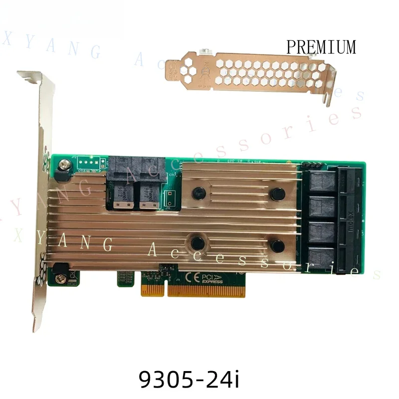 N+ Original For LSI Logic Controller Card IT Mode 9305-24i 24-Port SAS 12Gb/s PCI-E 3.0 Fast Ship
