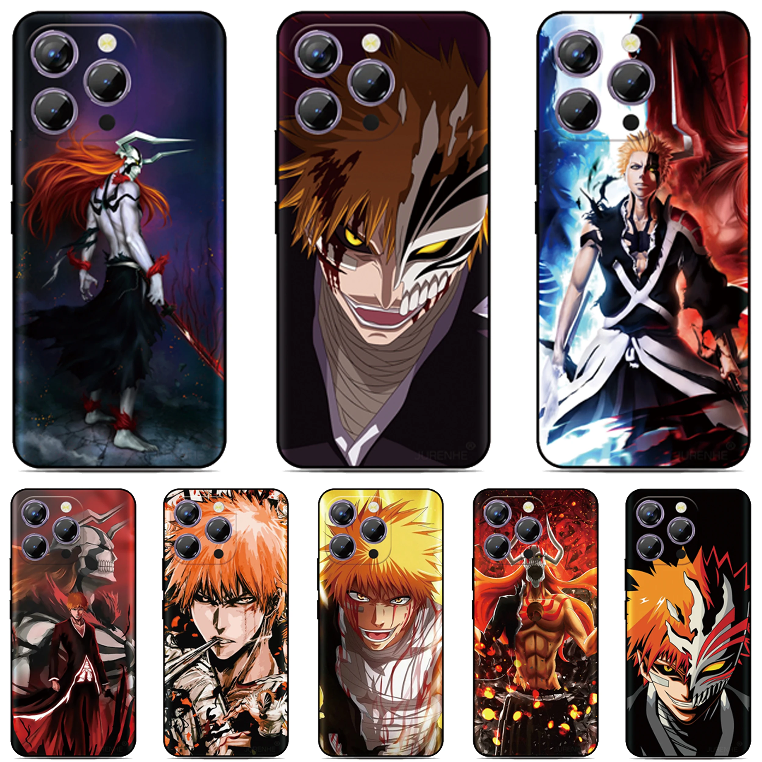 Bleach Anime Back Cover For UMIDIGI A15 A15C A9 C1 G2 G1 A11s A11 A13 Pro Max A3s F3 SE Bison X10 X10s X20 GT GT2 Phone Case