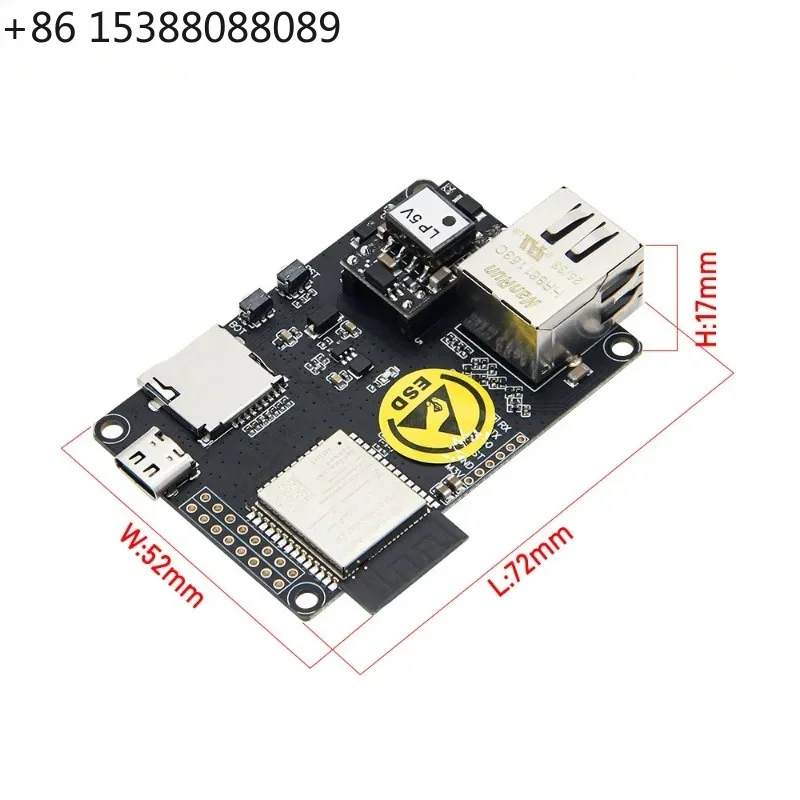 T-Internet-POE V2 ESP32 LAN8720 Ethernet POE Module Downloader Expansion Board Programmable IoT Module（1pcs)