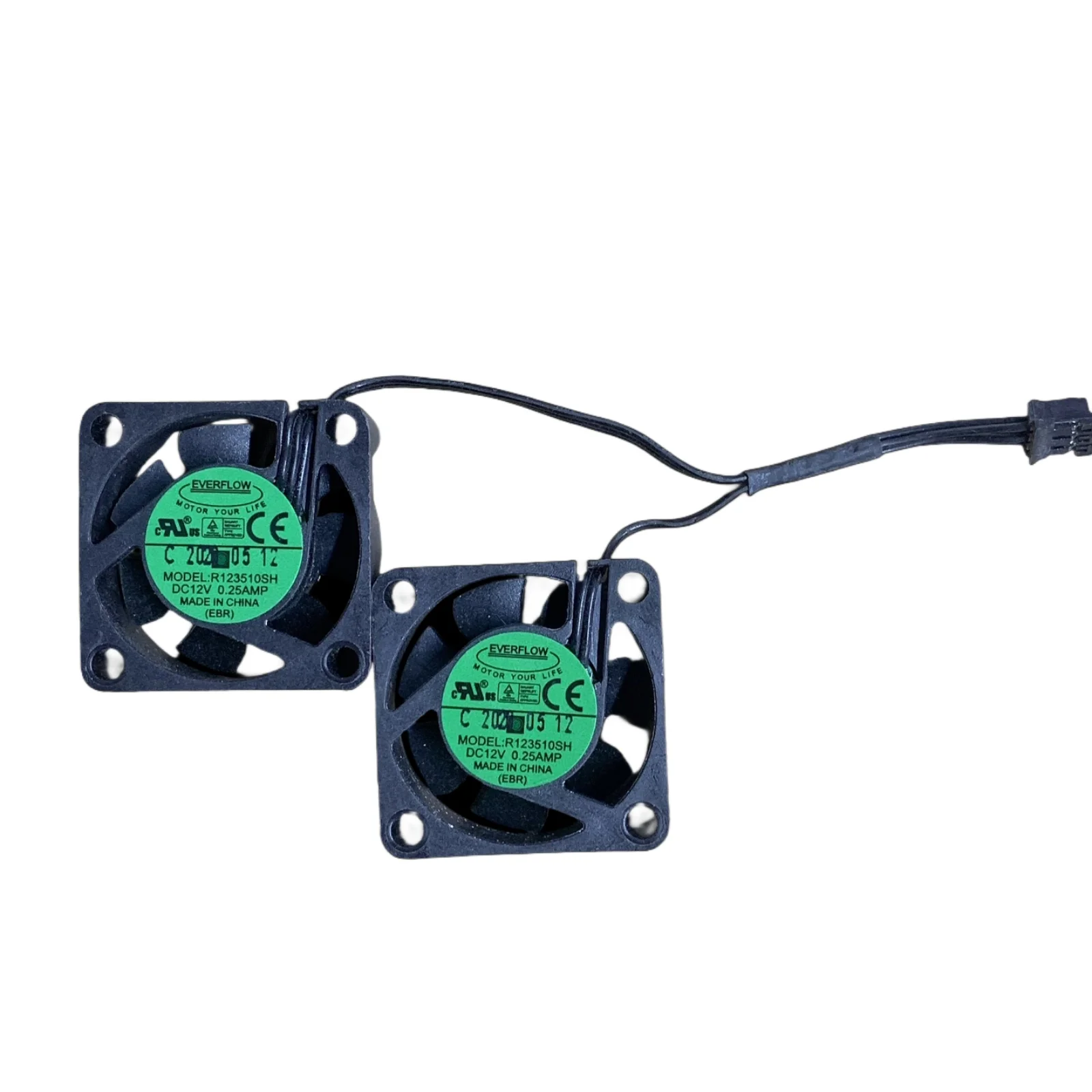 

For Industrial & PC Cooling: R123510SH 12V 0.25A 30mm Quiet PWM Fan with Dual Ball Bearing for Servers, Motherboards