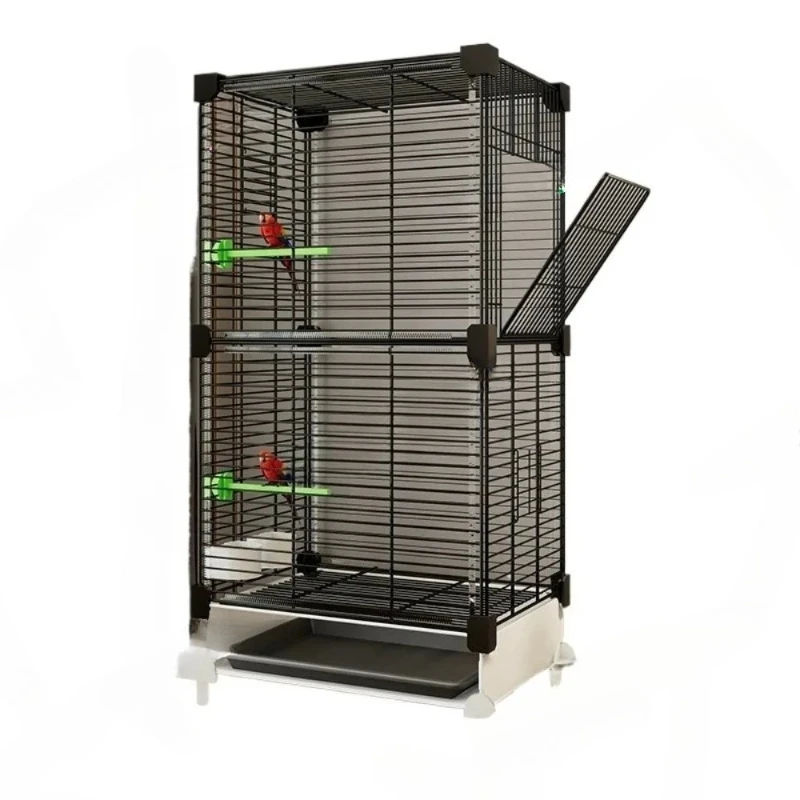

Transparent Bird Cage Large Parrot Cage Household Pigeon Starling Luxury Villa Bird Nest house Outdoor Portable Large Bird Cages