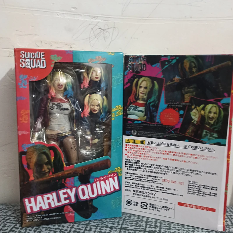 SHFiguarts Quality Sucide Squad Harley Quinn Action Figure Sexy Girl Anime Collectable Model Toy Doll Birthday Gifts